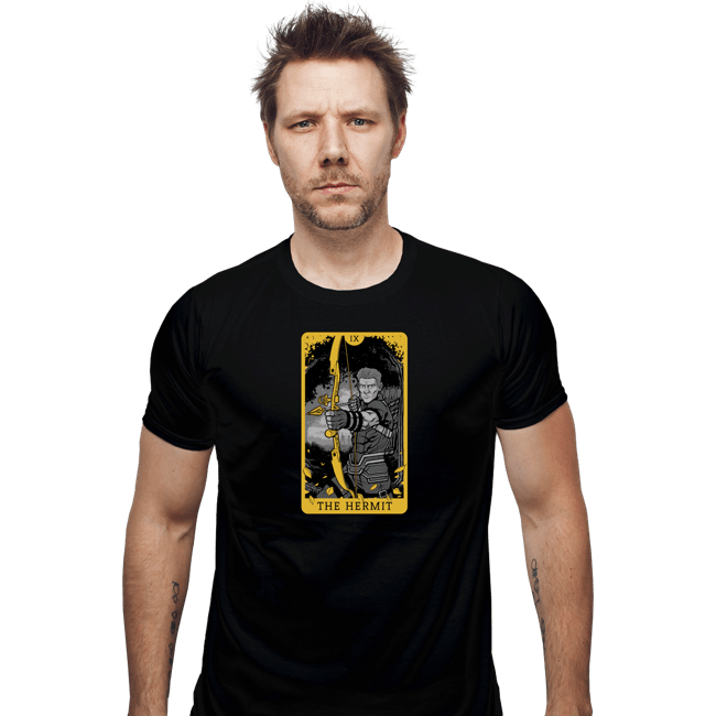Shirts Fitted Shirts, Mens / Small / Black Tarot The Hermit