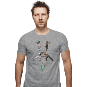 Daily_Deal_Shirts Fitted Shirts, Mens / Small / Sports Grey Boba T