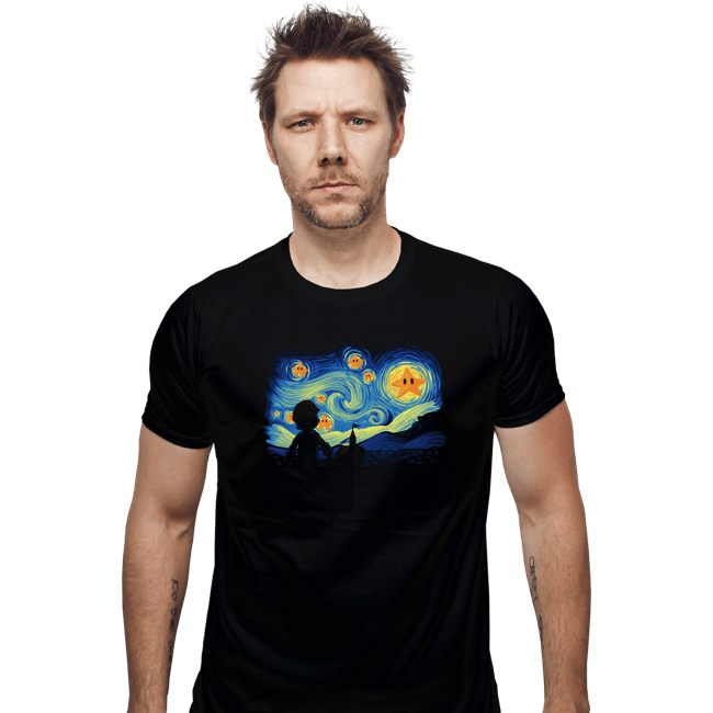 Secret_Shirts Fitted Shirts, Mens / Small / Black Super Starry Bros