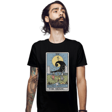 Load image into Gallery viewer, Shirts Fitted Shirts, Mens / Small / Black The Moon
