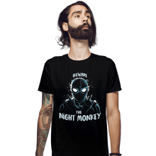 Load image into Gallery viewer, Shirts Fitted Shirts, Mens / Small / Black Night Monkey
