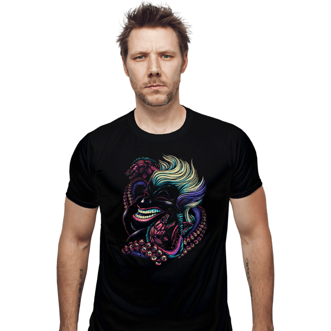 Daily_Deal_Shirts Fitted Shirts, Mens / Small / Black The Witch Of The Sea