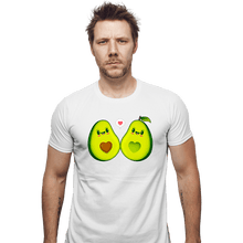 Load image into Gallery viewer, Shirts Fitted Shirts, Mens / Small / White Avocados Love
