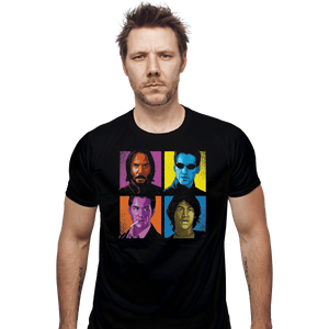 Shirts Fitted Shirts, Mens / Small / Black Pop Keanu