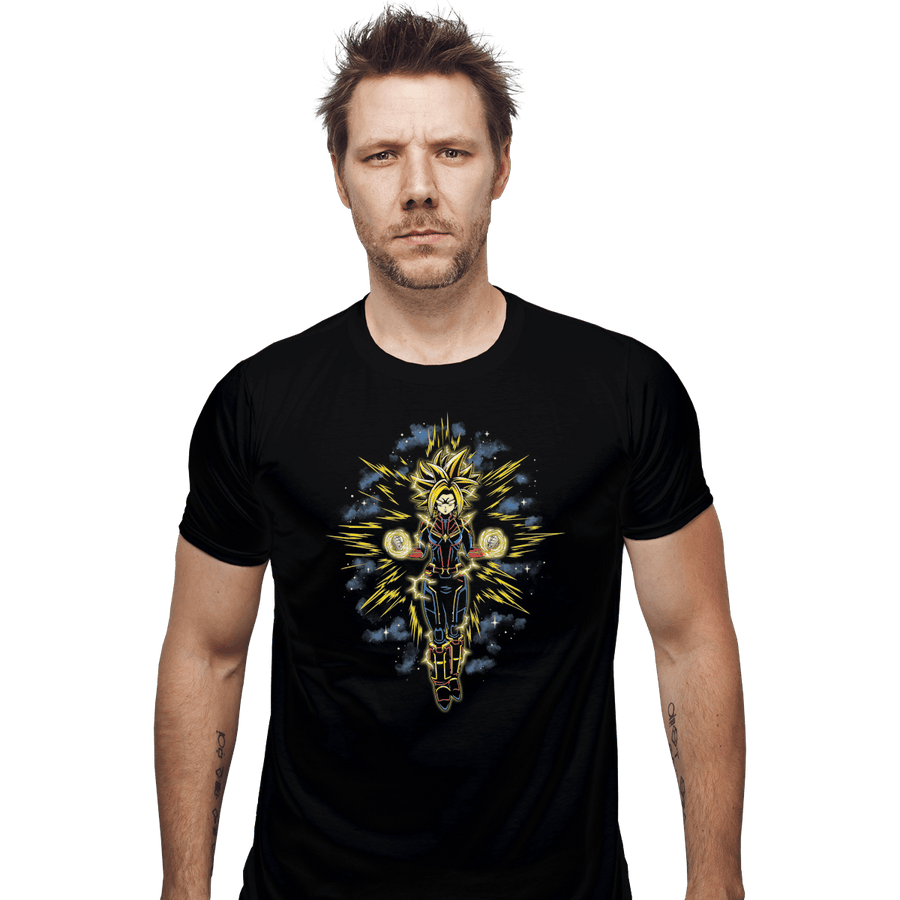 Shirts Fitted Shirts, Mens / Small / Black Captain Saiyan