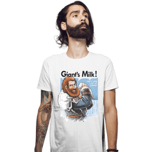 Load image into Gallery viewer, Shirts Fitted Shirts, Mens / Small / White Giant&#39;s Milk!
