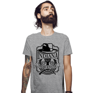 Daily_Deal_Shirts Fitted Shirts, Mens / Small / Sports Grey Indiana Water
