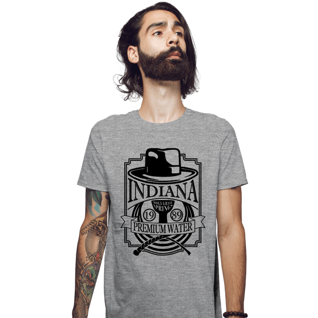 Daily_Deal_Shirts Fitted Shirts, Mens / Small / Sports Grey Indiana Water