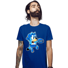 Load image into Gallery viewer, Secret_Shirts Fitted Shirts, Mens / Small / Royal Blue Bluey Bomber
