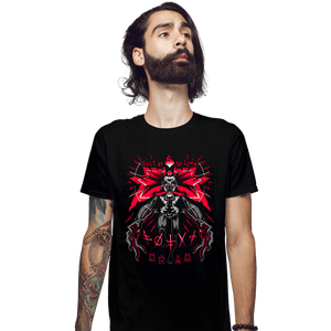 Daily_Deal_Shirts Fitted Shirts, Mens / Small / Black Lamb Metal