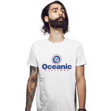 Load image into Gallery viewer, Secret_Shirts Fitted Shirts, Mens / Small / White Oceanic Airlines Sale
