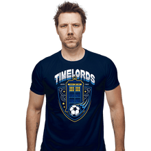 Load image into Gallery viewer, Shirts Fitted Shirts, Mens / Small / Navy Timelords Football Team
