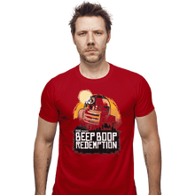 Load image into Gallery viewer, Shirts Fitted Shirts, Mens / Small / Red R2&#39;s Redemption
