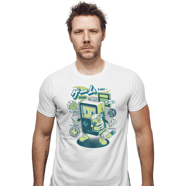 Daily_Deal_Shirts Fitted Shirts, Mens / Small / White Game Anatomy