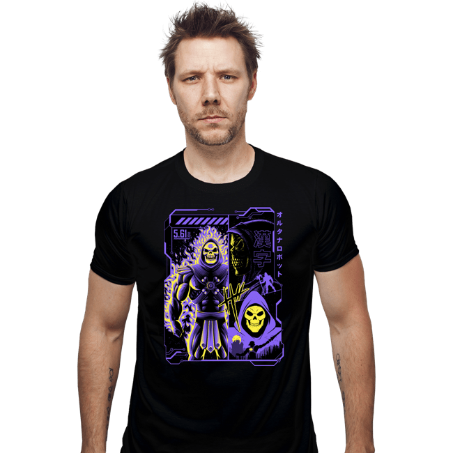 Daily_Deal_Shirts Fitted Shirts, Mens / Small / Black Emperor Skull Manga