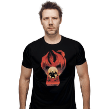 Load image into Gallery viewer, Shirts Fitted Shirts, Mens / Small / Black Red Pocket Gaming
