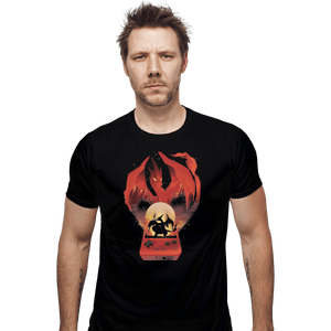 Shirts Fitted Shirts, Mens / Small / Black Red Pocket Gaming
