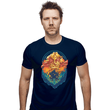 Load image into Gallery viewer, Shirts Fitted Shirts, Mens / Small / Navy Alchemist Of Steel
