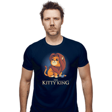 Load image into Gallery viewer, Shirts Fitted Shirts, Mens / Small / Navy The Kitty King
