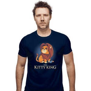 Shirts Fitted Shirts, Mens / Small / Navy The Kitty King