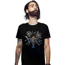 Load image into Gallery viewer, Secret_Shirts Fitted Shirts, Mens / Small / Black Ash Wick
