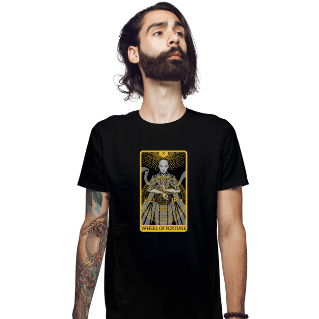 Shirts Fitted Shirts, Mens / Small / Black Tarot Wheel Of Fortune