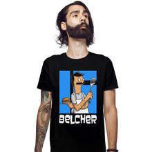 Load image into Gallery viewer, Shirts Fitted Shirts, Mens / Small / Black Belcher
