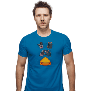 Secret_Shirts Fitted Shirts, Mens / Small / Sapphire Hot Dog Fusion