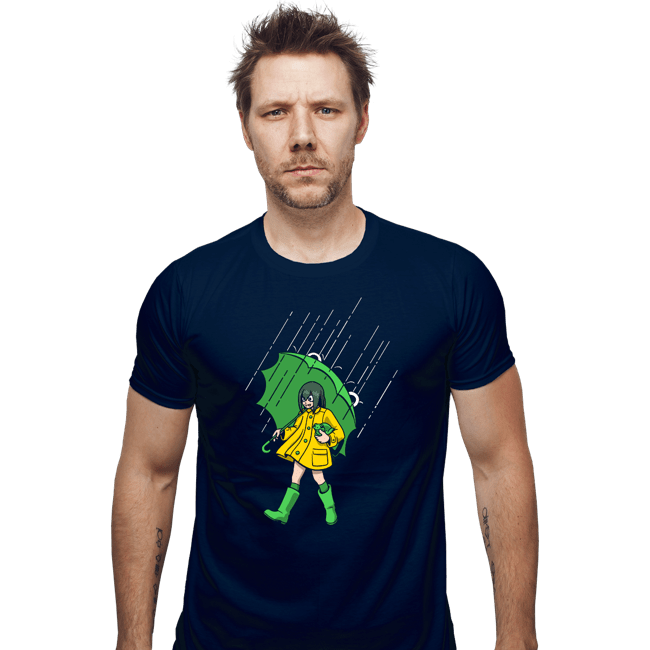 Secret_Shirts Fitted Shirts, Mens / Small / Navy Frog Girl
