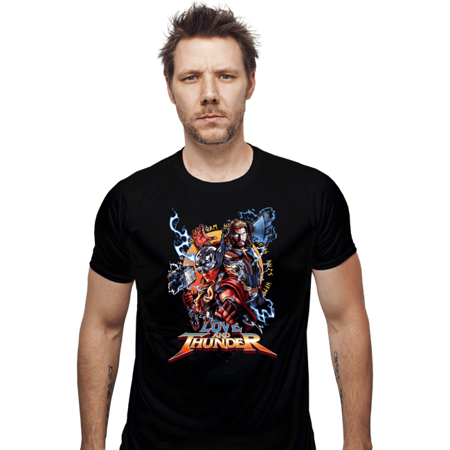 Secret_Shirts Fitted Shirts, Mens / Small / Black Thunder And Love