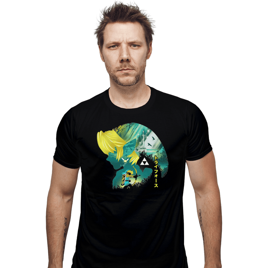 Shirts Fitted Shirts, Mens / Small / Black A Link To The Past