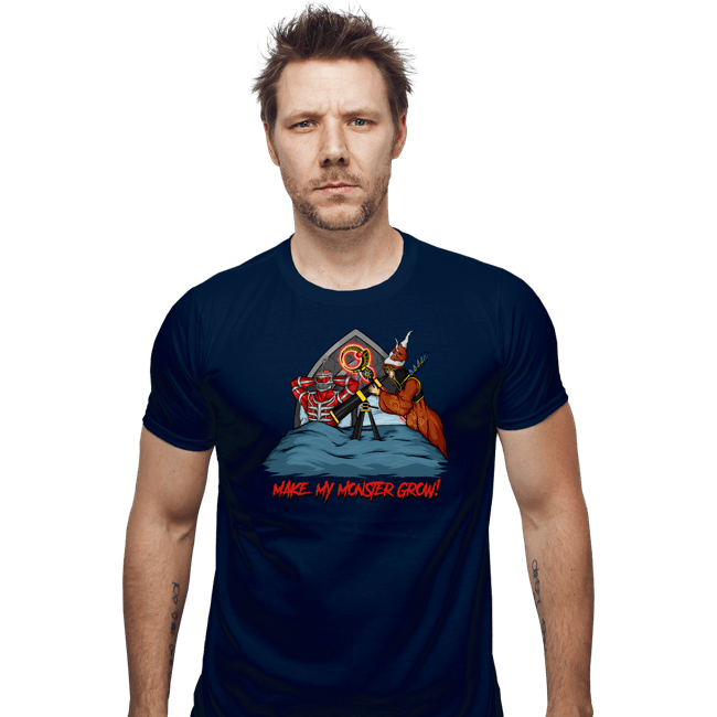 Secret_Shirts Fitted Shirts, Mens / Small / Navy Make My Monster