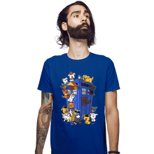 Load image into Gallery viewer, Secret_Shirts Fitted Shirts, Mens / Small / Royal Blue Dogs Who
