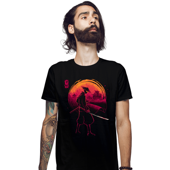 Daily_Deal_Shirts Fitted Shirts, Mens / Small / Black Revenge Of The Ronin