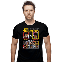 Load image into Gallery viewer, Shirts Fitted Shirts, Mens / Small / Black King Of Pop Fighters
