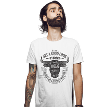 Load image into Gallery viewer, Shirts Fitted Shirts, Mens / Small / White T-Bone

