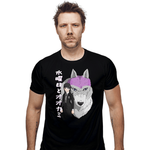Daily_Deal_Shirts Fitted Shirts, Mens / Small / Black Wednesday Mononoke