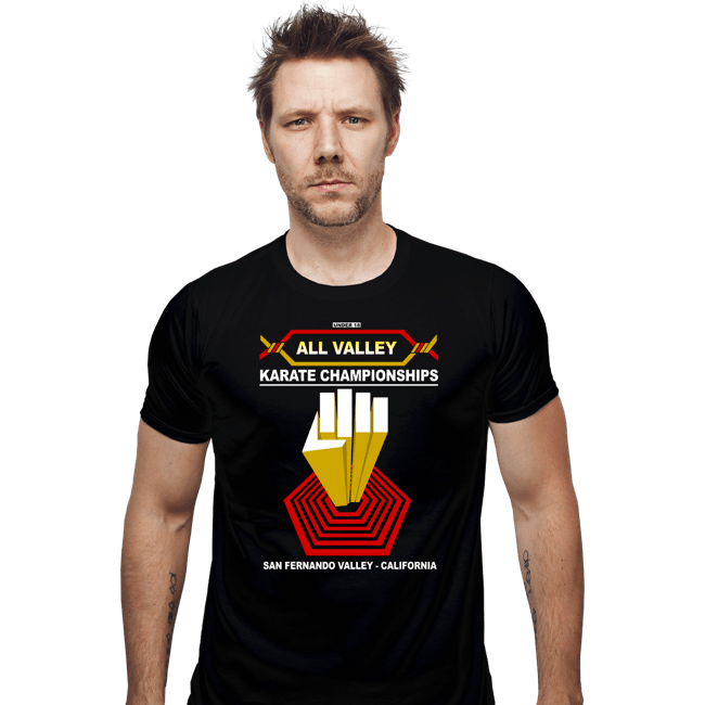 Daily_Deal_Shirts Fitted Shirts, Mens / Small / Black All Valley Karate