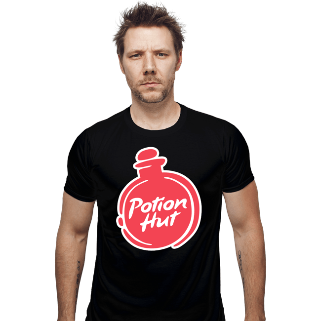 Daily_Deal_Shirts Fitted Shirts, Mens / Small / Black Potion Hut