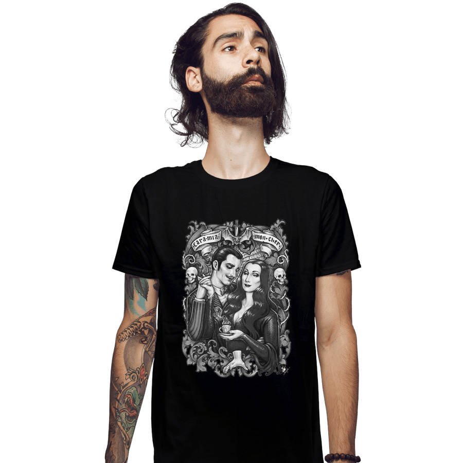 Shirts Fitted Shirts, Mens / Small / Black Cara Mia - Mon Cher