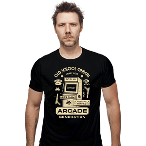 Shirts Fitted Shirts, Mens / Small / Black Arcade Gamers