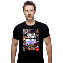 Load image into Gallery viewer, Shirts Fitted Shirts, Mens / Small / Black Grand Theft Nothing
