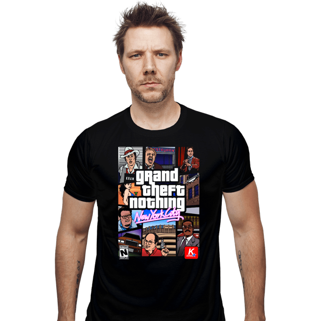 Shirts Fitted Shirts, Mens / Small / Black Grand Theft Nothing