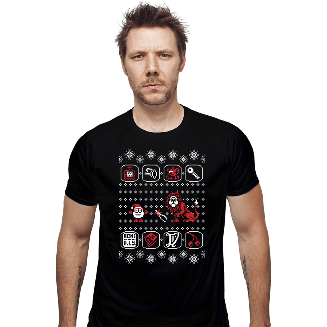 Shirts Fitted Shirts, Mens / Small / Black Santa Of The Yolk Folk