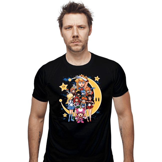 Daily_Deal_Shirts Fitted Shirts, Mens / Small / Black Sailor Mushroom