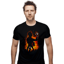 Load image into Gallery viewer, Shirts Fitted Shirts, Mens / Small / Black Man Of Iron
