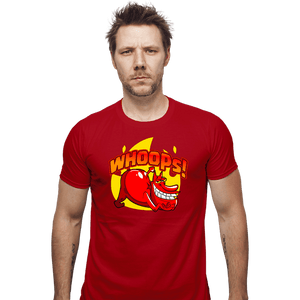 Secret_Shirts Fitted Shirts, Mens / Small / Red Whoops!