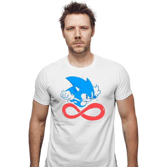 Secret_Shirts Fitted Shirts, Mens / Small / White Fastest Hedgehog!