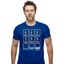 Load image into Gallery viewer, Daily_Deal_Shirts Fitted Shirts, Mens / Small / Royal Blue The Many Faces of Cobra Commander
