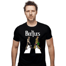 Load image into Gallery viewer, Shirts Fitted Shirts, Mens / Small / Black The Beetles
